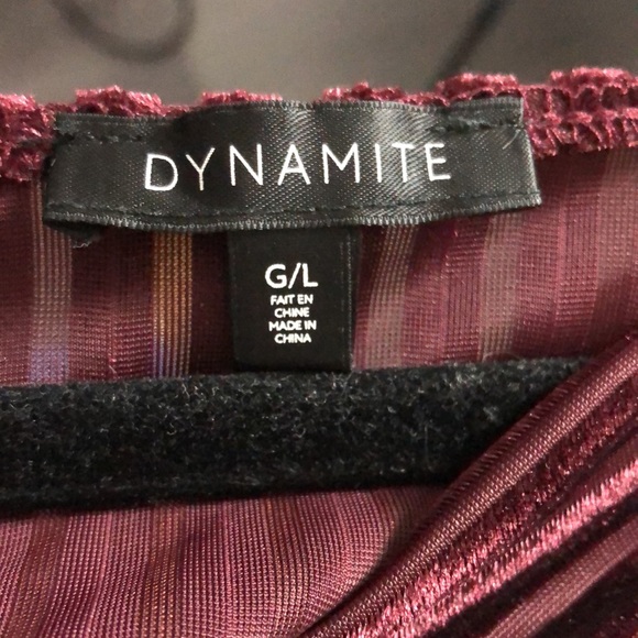 Velvet Wrap Top - Picture 3 of 3